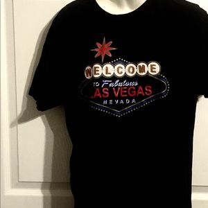 Las Vegas T-shirt size medium Black nwot